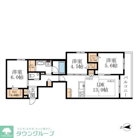 HEBEL MAISON 徳川園の物件間取画像
